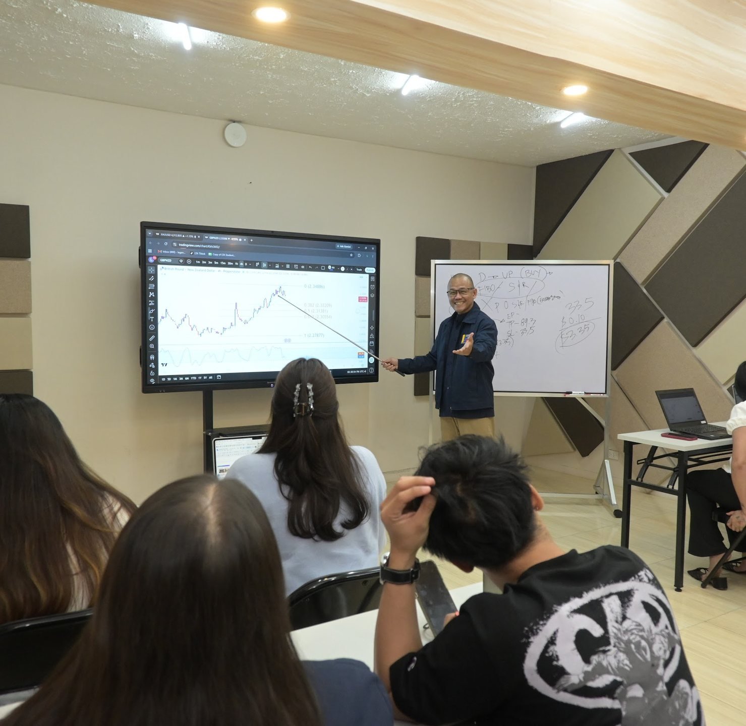 Learners in an LTA classroom